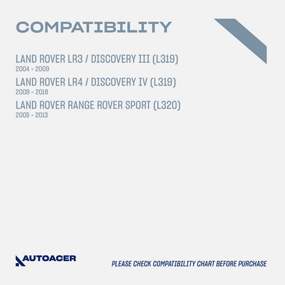 AUTOACER -12p Front Suspension Arm PU Bushes & Ball Joints Discover 3/4 RR Sport