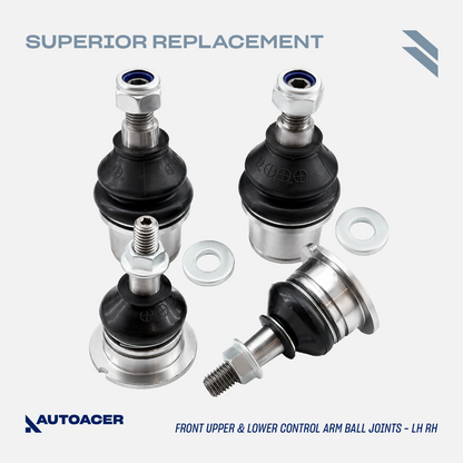 AUTOACER 24pc Front Rear PU Control Arm Bush Ball Joint Kit LR3 LR4 RRSport