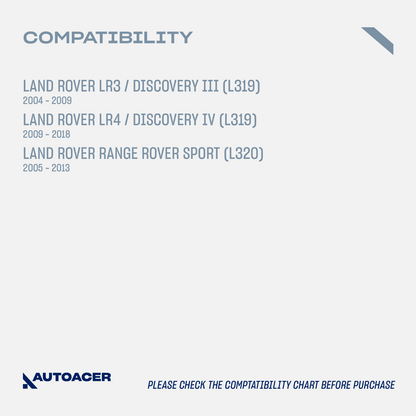 AUTOACER 24pc Front Rear PU Control Arm Bush Ball Joint Kit LR3 LR4 RRSport