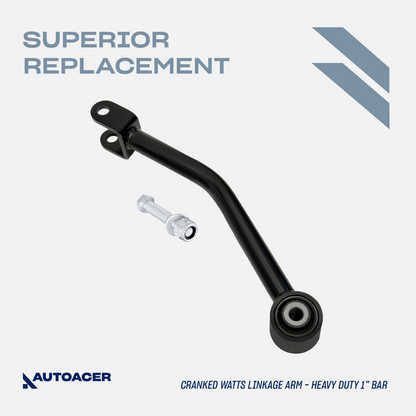 AUTOACER 2p Heavy Duty Cranked Watts Linkage Arms for Land Rover Discovery 2 98-