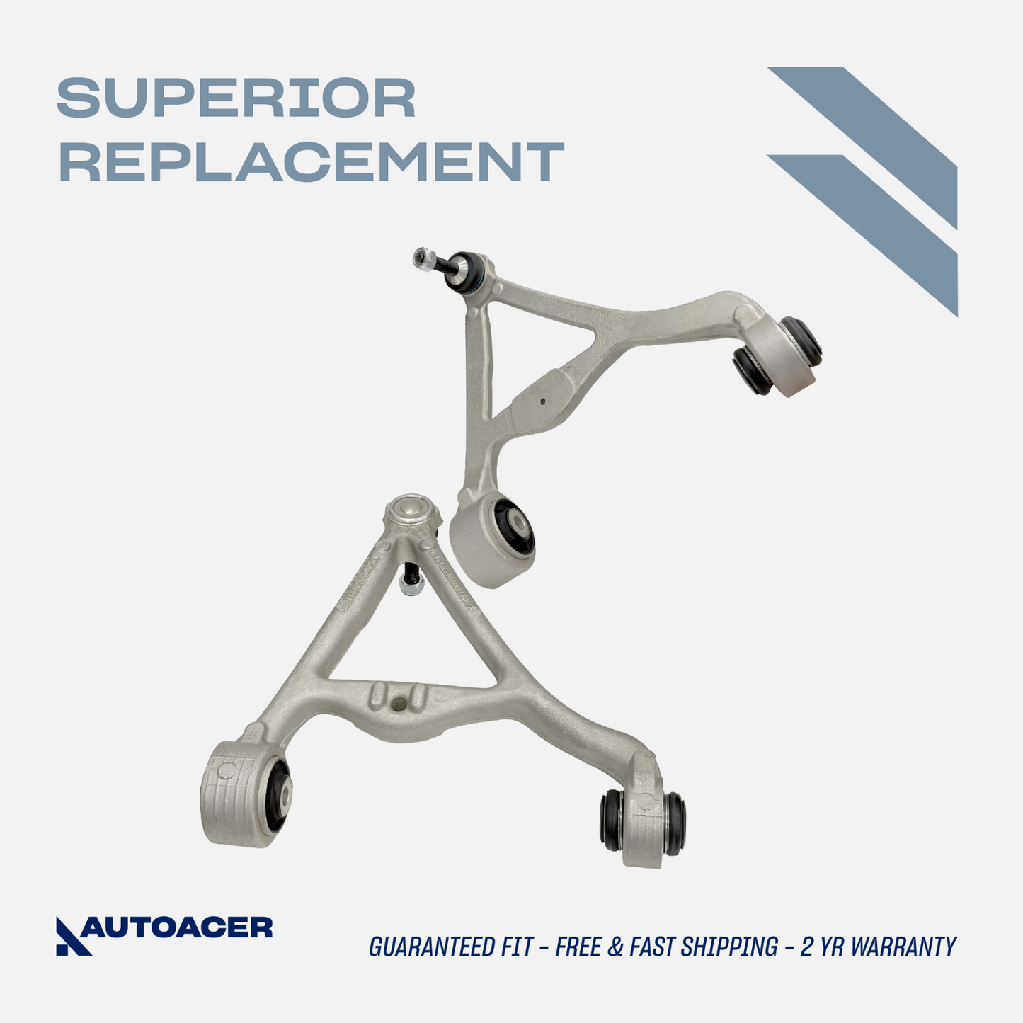 AUTOACER -2p Rear Axle Upper Suspension Arm Set For Jaguar S-Type XJ XF XK FType