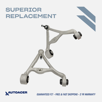 AUTOACER -2p Rear Axle Upper Suspension Arm Set For Jaguar S-Type XJ XF XK FType