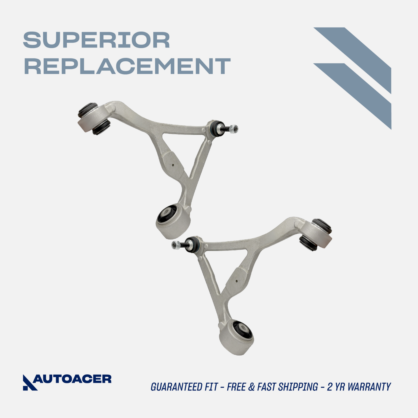 AUTOACER -2p Rear Axle Upper Suspension Arm Set For Jaguar S-Type XJ XF XK FType