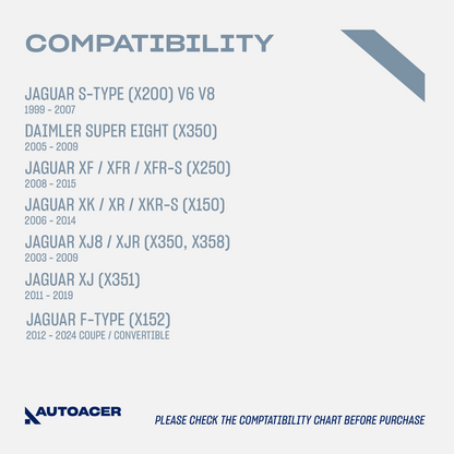 AUTOACER -2p Rear Axle Upper Suspension Arm Set For Jaguar S-Type XJ XF XK FType