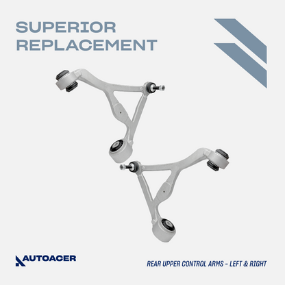 AUTOACER -6p Rear Suspension Arms, Stabilizer Links & Tie Rods For JAGUAR S-Type