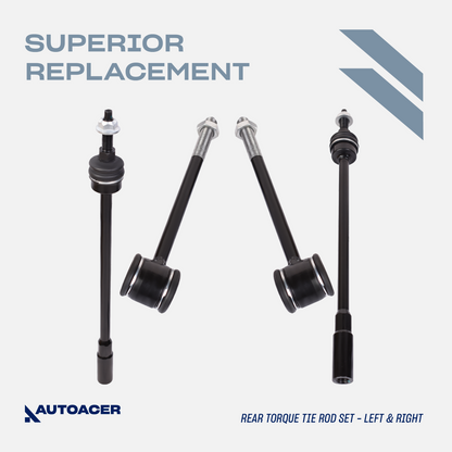 AUTOACER -6p Rear Suspension Arms, Stabilizer Links & Tie Rods For JAGUAR S-Type