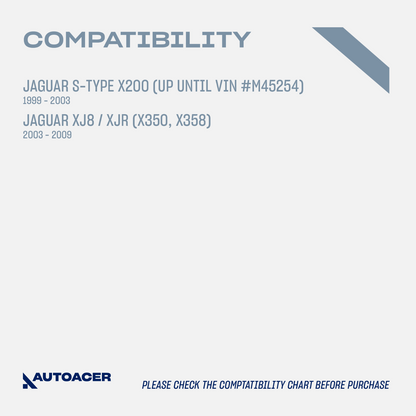 AUTOACER -8pc Rear Upper Suspension Arms & Lower Arm Bushes for JAGUAR S-Type XJ