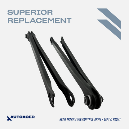 AUTOACER -10p Rear Track Arms + Trailing & Wishbone Arm Bushes For BMW 3 E36 E46