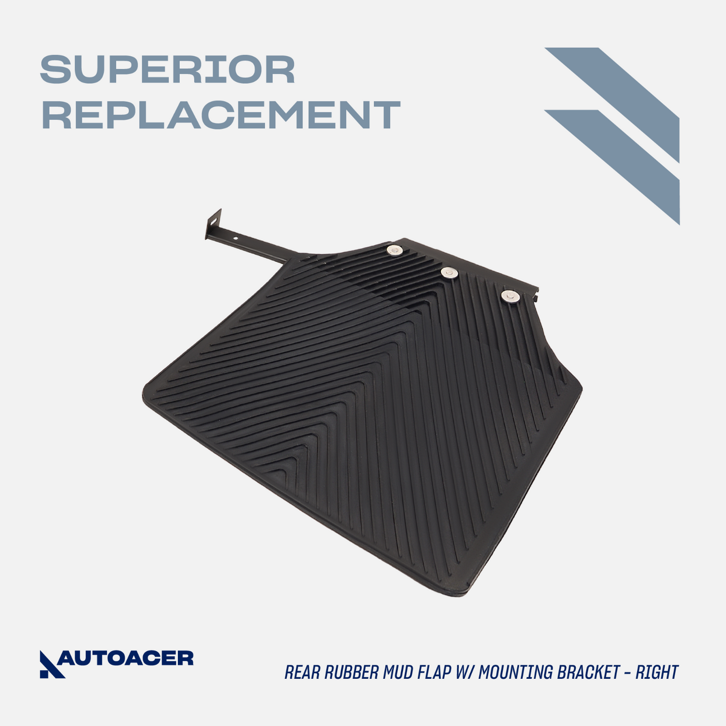 AUTOACER 4p Front & Rear Rubber Mud Flaps Mount Brackets For DEFENDER 90 110 130