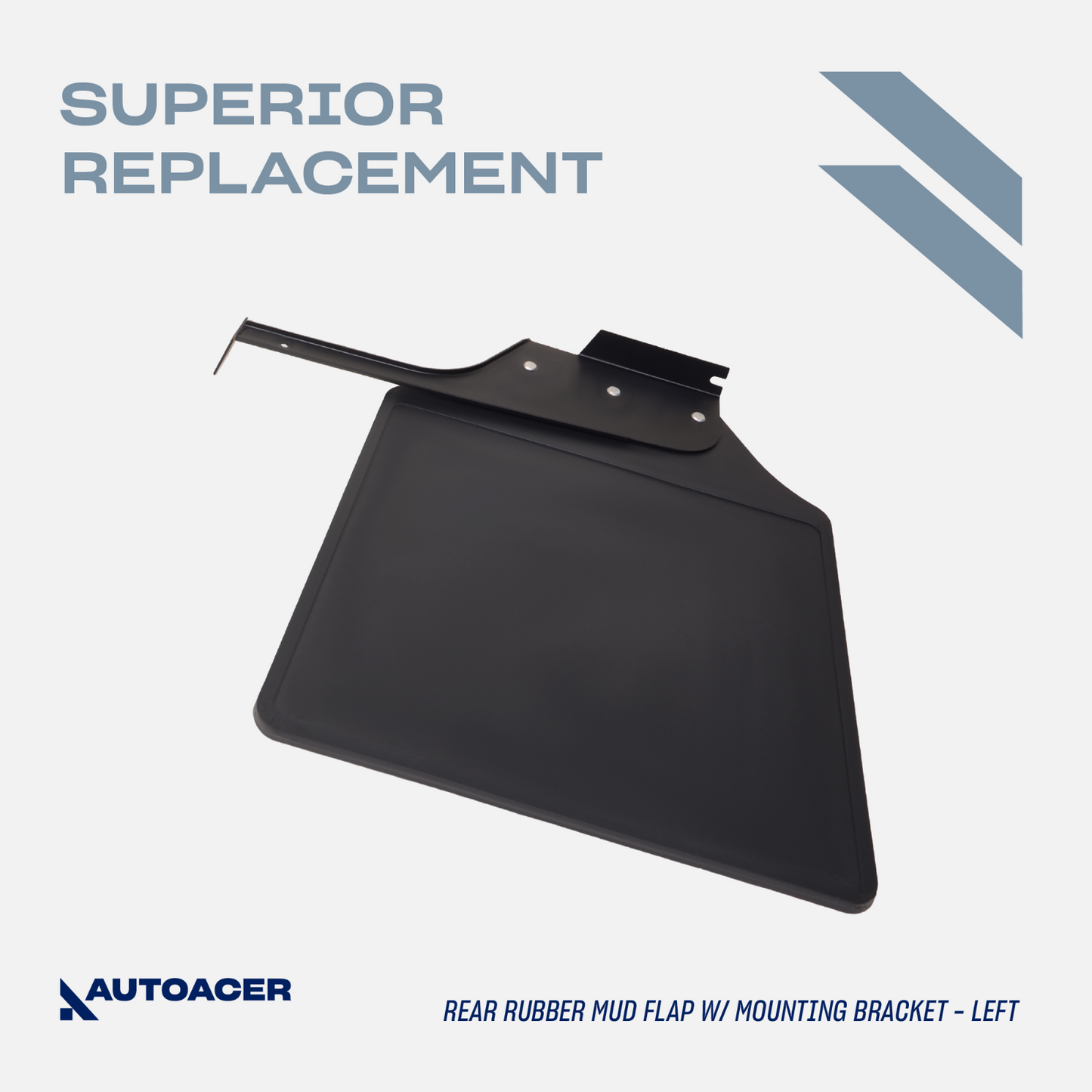 AUTOACER 4p Front & Rear Rubber Mud Flaps Mount Brackets For DEFENDER 90 110 130