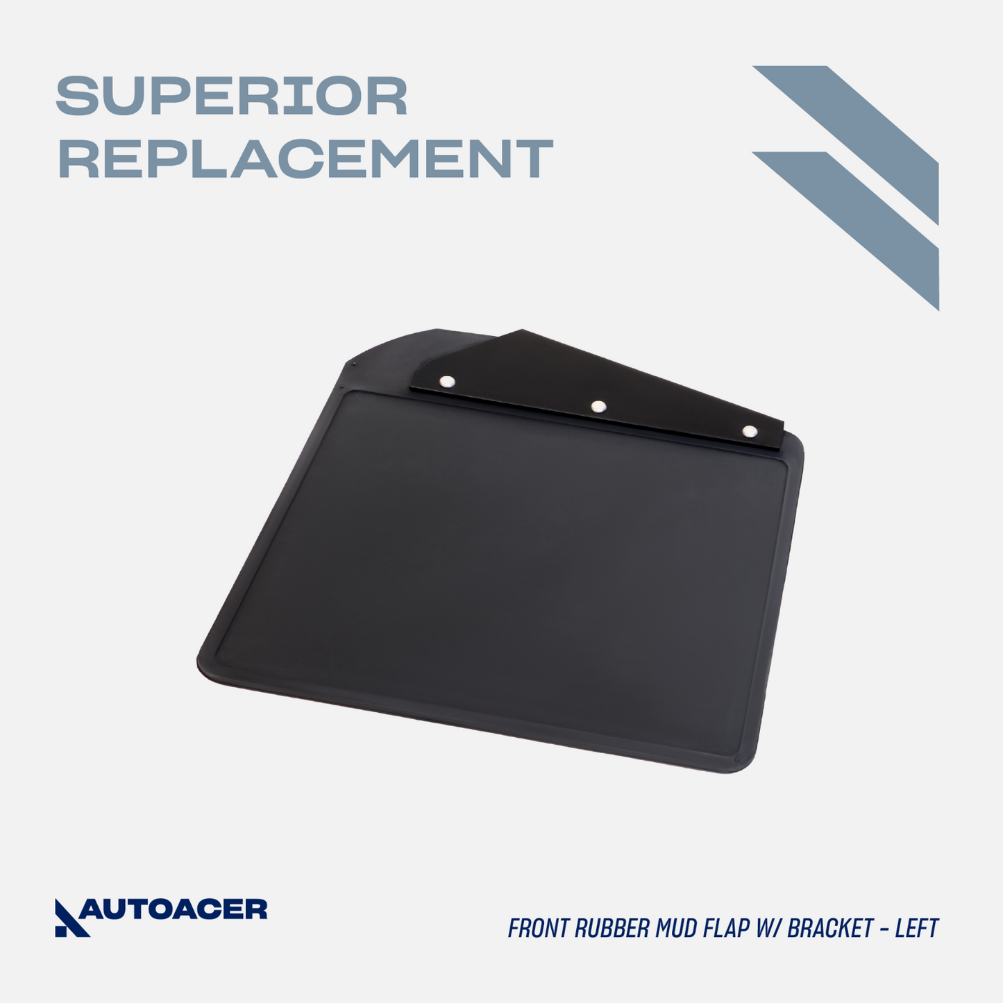 AUTOACER 4p Front & Rear Rubber Mud Flaps Mount Brackets For DEFENDER 90 110 130