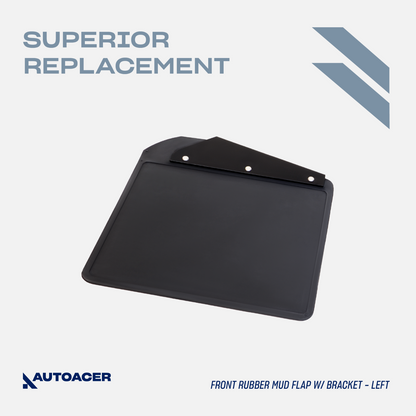 AUTOACER 4p Front & Rear Rubber Mud Flaps Mount Brackets For DEFENDER 90 110 130