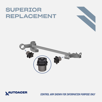 AUTOACER 2p Rear Axle Beam / Crossmember Bush For Toyota Estima/ Alphard/Velfire
