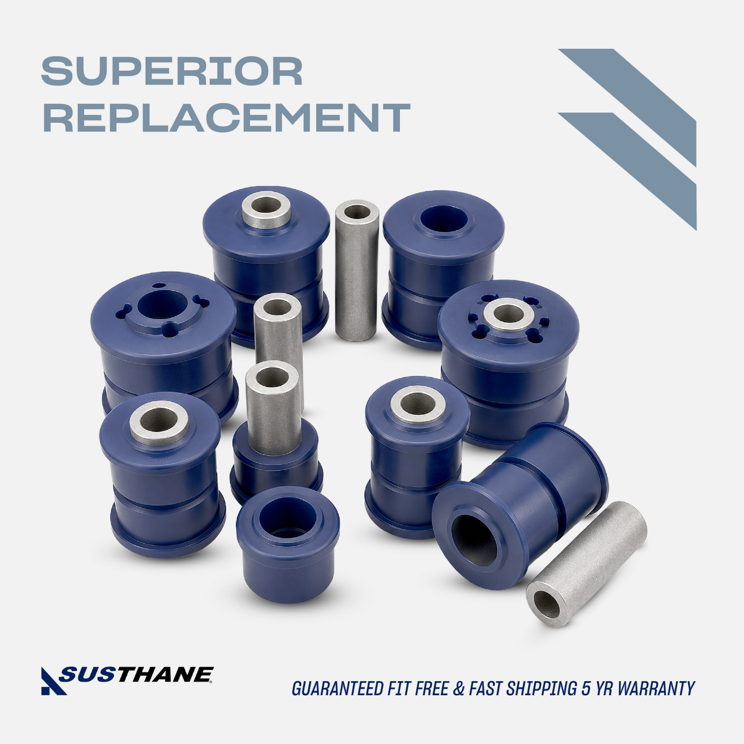 AUTOACER -8p Rear Suspension Arm Poly Bushes For Discovery 3 4 Range Rover Sport