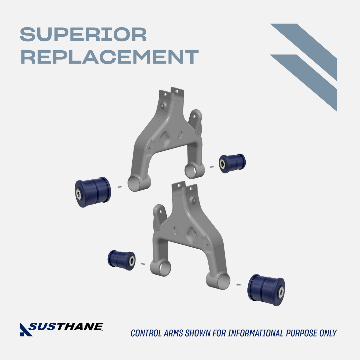 AUTOACER -8p Rear Suspension Arm Poly Bushes For Discovery 3 4 Range Rover Sport