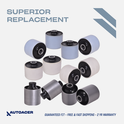 AUTOACER -12p Front & Rear Suspension / Radius Arm Bushes For Discovery II 98-04