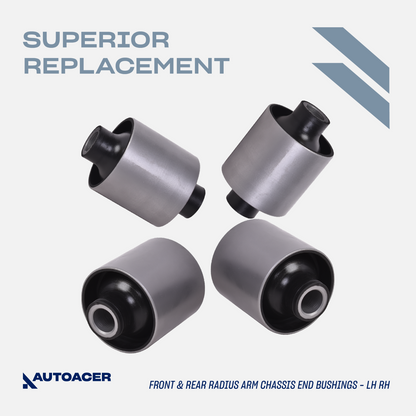 AUTOACER -12p Front & Rear Suspension / Radius Arm Bushes For Discovery II 98-04