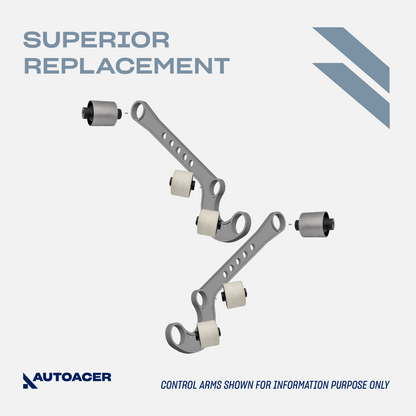 AUTOACER -12p Front & Rear Suspension / Radius Arm Bushes For Discovery II 98-04