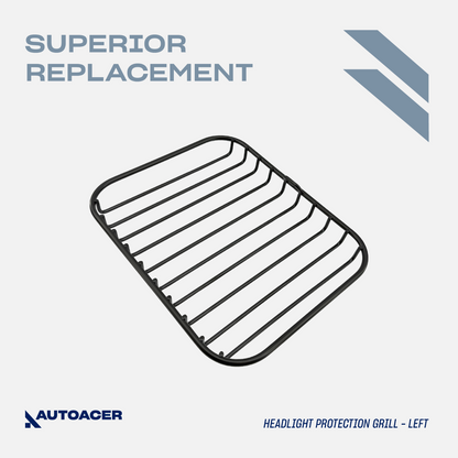 AUTOACER -2p HD Front Headlight Guard Grills For Mercedes G-Class W463 1990-2018