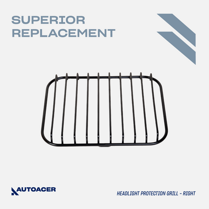 AUTOACER -2p HD Front Headlight Guard Grills For Mercedes G-Class W463 1990-2018