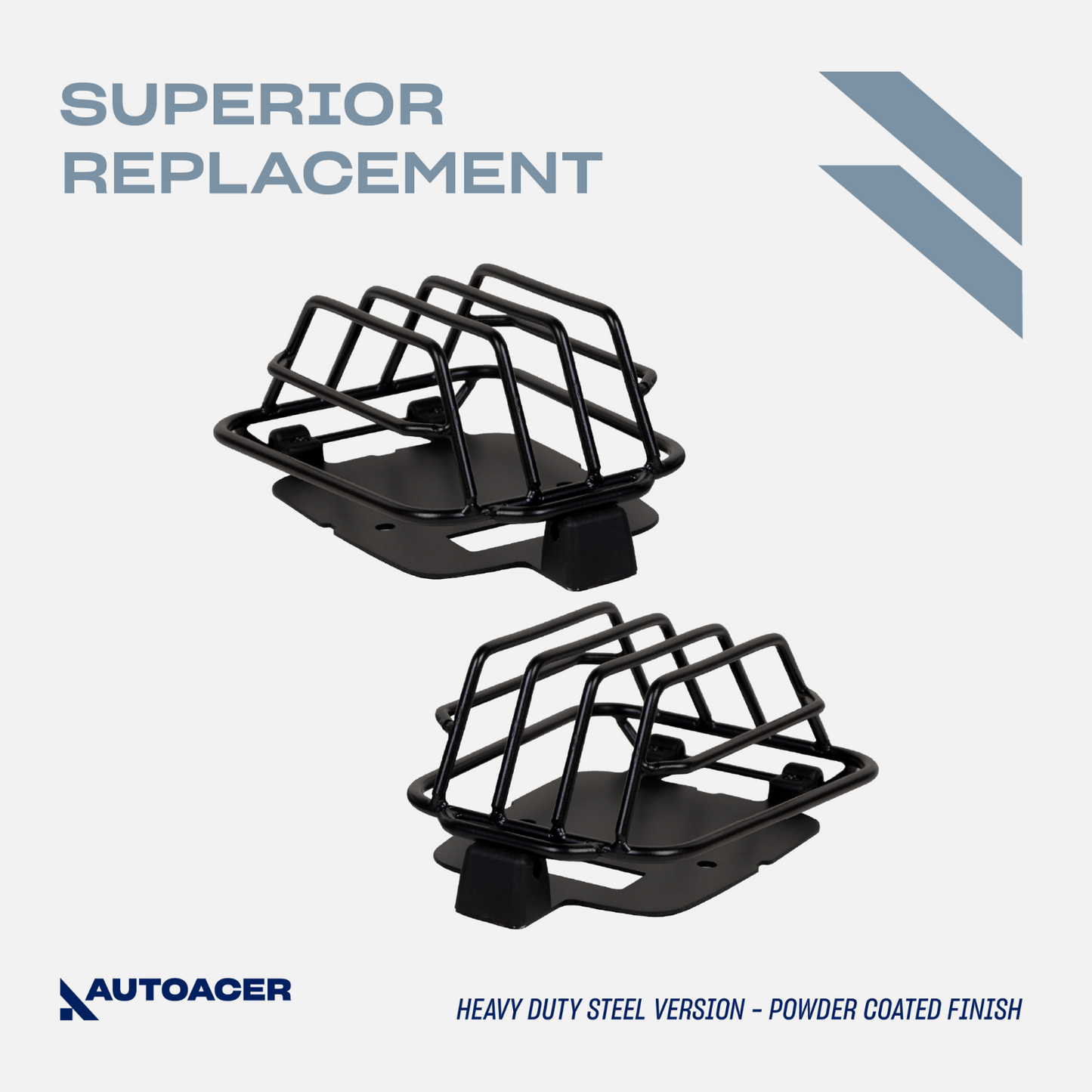 AUTOACER Indicator Guard Grille Pair for Mercedes G Class W460 W461 W463 G Wagon