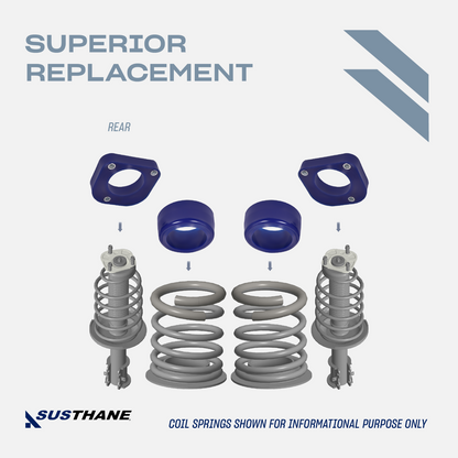 AUTOACER -4p Front & Rear Suspension Spacer Leveling Kit 30mm for Volvo V70 XC70