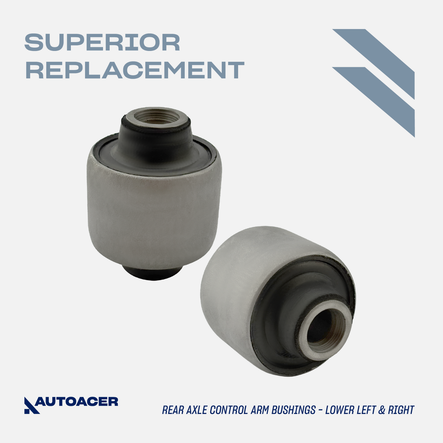 AUTOACER 8p Rear Track Control Arms & Trailing Arm Bushing Kit For BMW 3 E36 E46