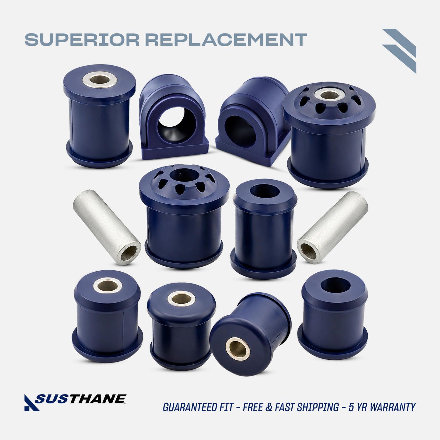 AUTOACER 10p PU Front Wishbone & Anti Roll Bar Bushes For Discovery 3/4 RR Sport