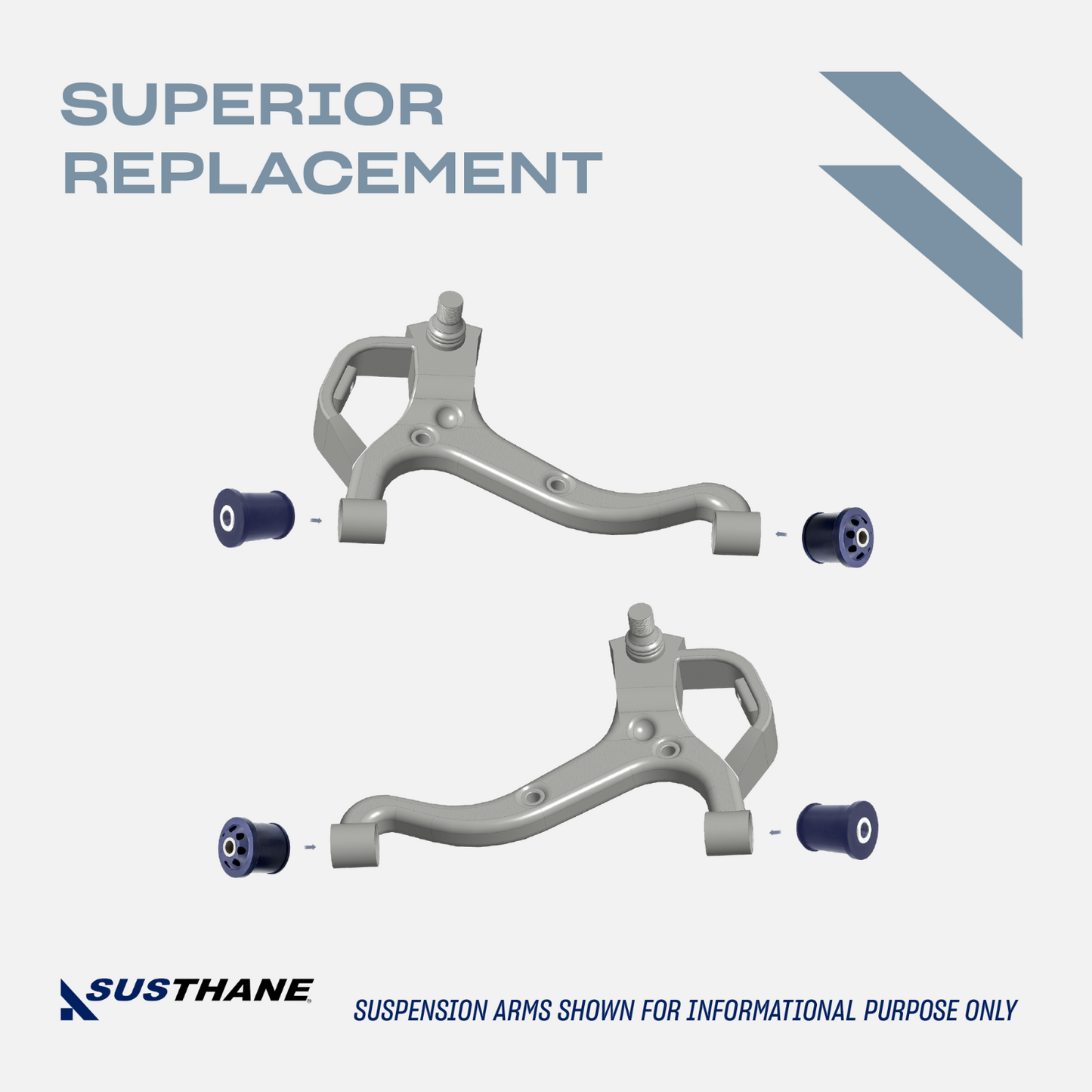 AUTOACER 10p PU Front Wishbone & Anti Roll Bar Bushes For Discovery 3/4 RR Sport