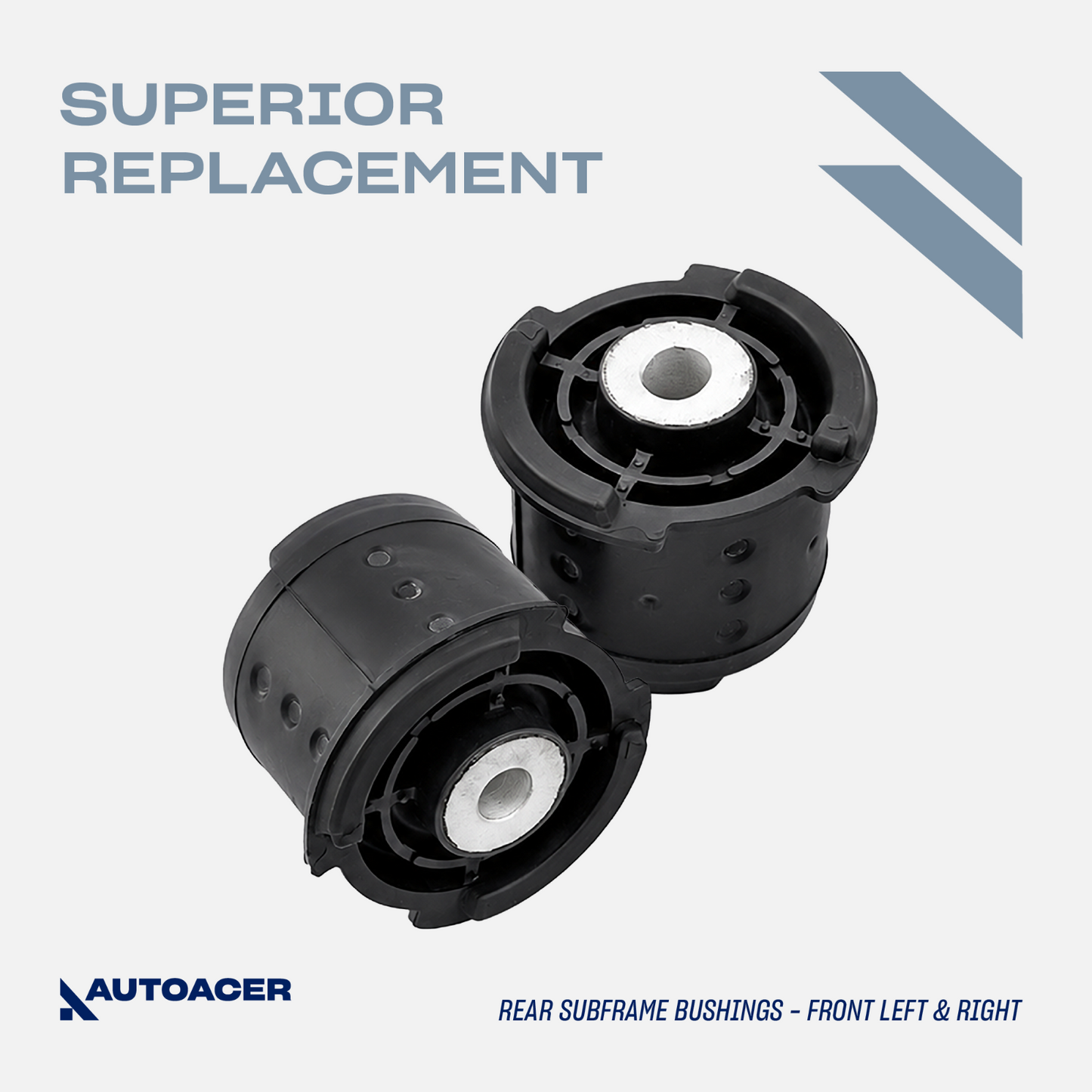 AUTOACER 17p Rear Axle Trailing Subframe Diff Control Arm Bushes Kit For BMW E46