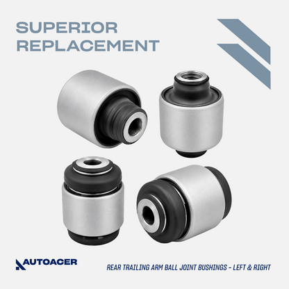 AUTOACER 17p Rear Axle Trailing Subframe Diff Control Arm Bushes Kit For BMW E46