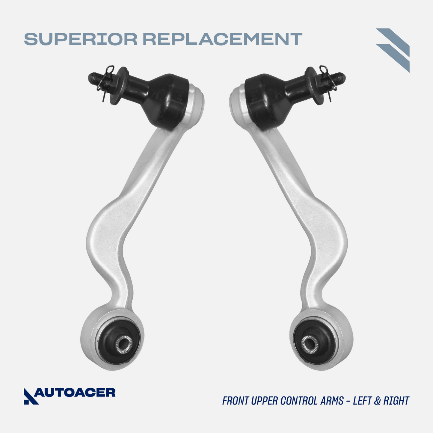 AUTOACER -8p Complete Front Suspension Arms w/Ball Joints & Bushes For LS460 RWD