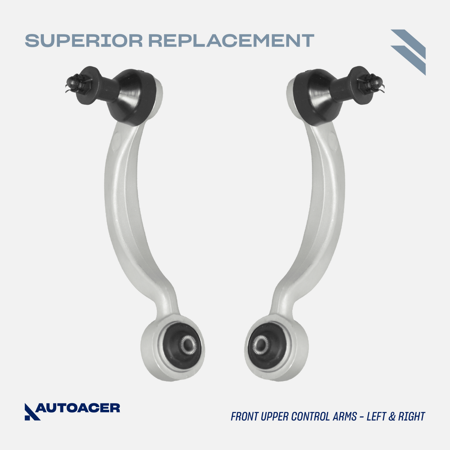 AUTOACER -8p Complete Front Suspension Arms w/Ball Joints & Bushes For LS460 RWD