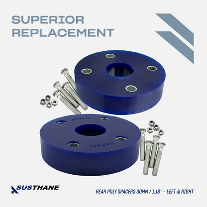 AUTOACER -4p Front & Rear Poly Spacers 1.2"/ 30mm Leveling Kit For Jaguar S-Type