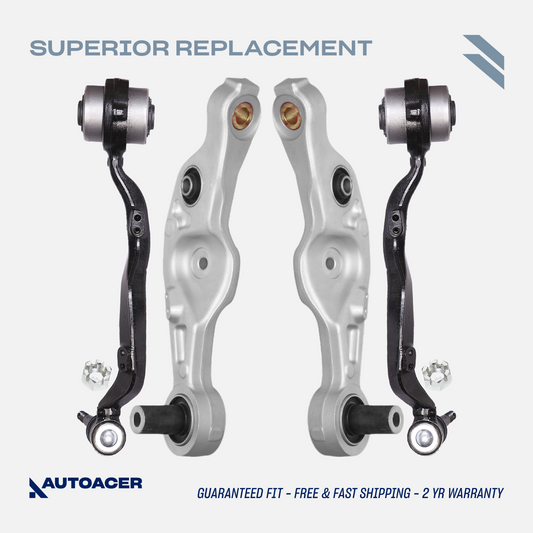 AUTOACER -4p Front Lower Forward Rearward Control Arms for Lexus LS460 RWD 06-17