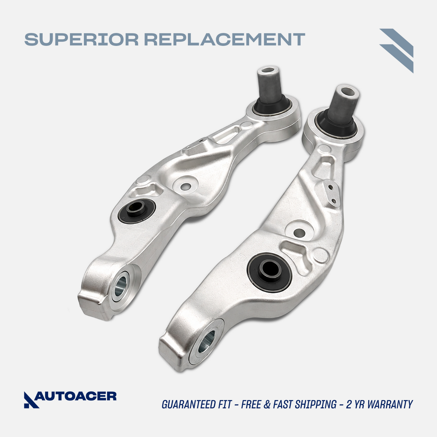 AUTOACER 2p Front Lower Suspension Control Arms for Lexus LS460 LS460L RWD 06-17