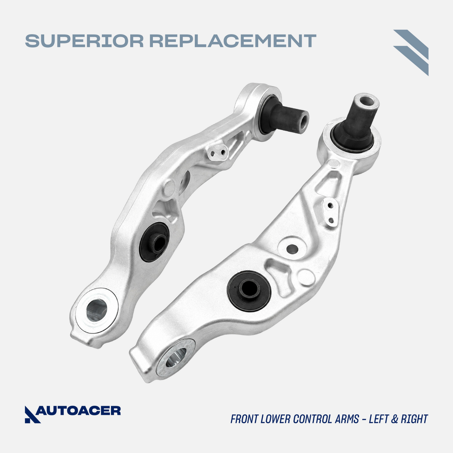 AUTOACER 2p Front Lower Suspension Control Arms for Lexus LS460 LS460L RWD 06-17