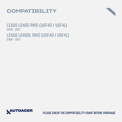 AUTOACER 2p Front Lower Suspension Control Arms for Lexus LS460 LS460L RWD 06-17