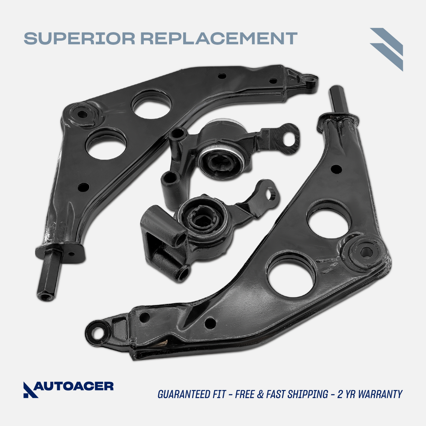 AUTOACER 4p Front Lower Suspension Arms & Bushes For Mini Cooper R50 R52 R53 01-