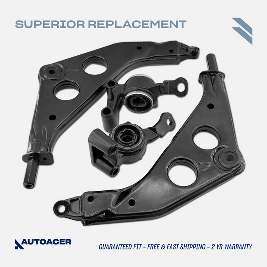 AUTOACER 4p Front Lower Suspension Arms & Bushes For Mini Cooper R50 R52 R53 01-