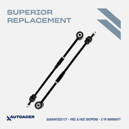 AUTOACER - 2p Rear Suspension Track Rods Links For JAGUAR XJ XF XK F-Type S-Type