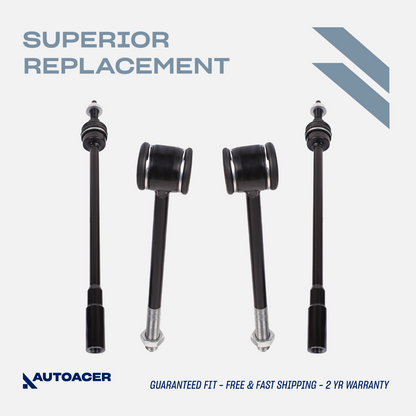 AUTOACER - 2p Rear Suspension Track Rods Links For JAGUAR XJ XF XK F-Type S-Type