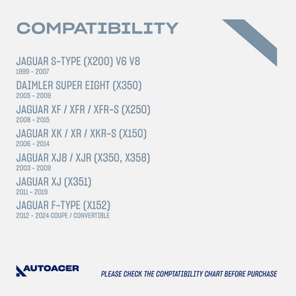 AUTOACER - 2p Rear Suspension Track Rods Links For JAGUAR XJ XF XK F-Type S-Type