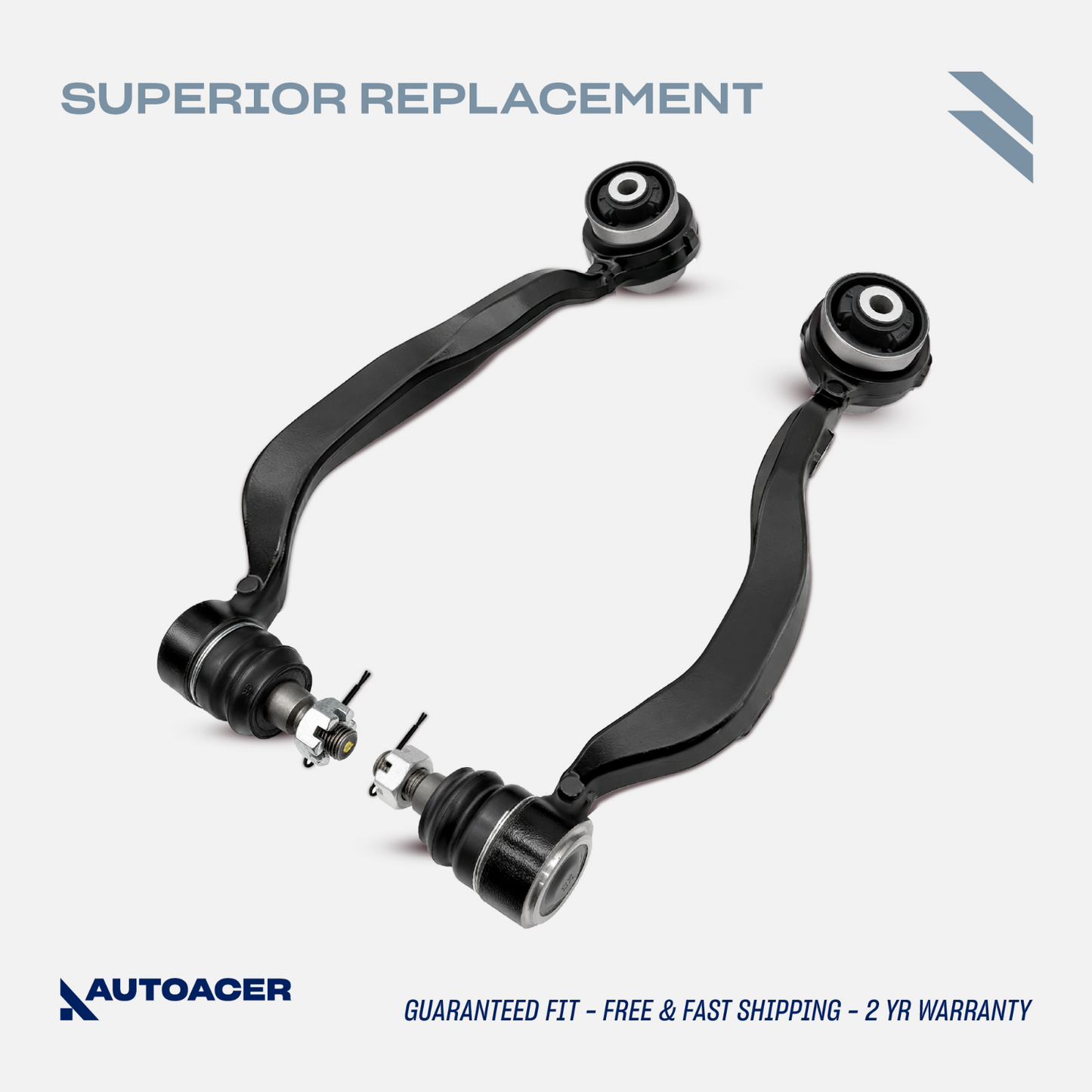 AUTOACER -2p Front Suspension Lower Control Arm Kit for Lexus LS460 /L RWD 06-17