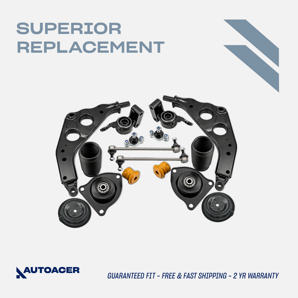 AUTOACER 16p Front Suspension Arms Mounts Links Ball Joints For MINI COOPER 01-8
