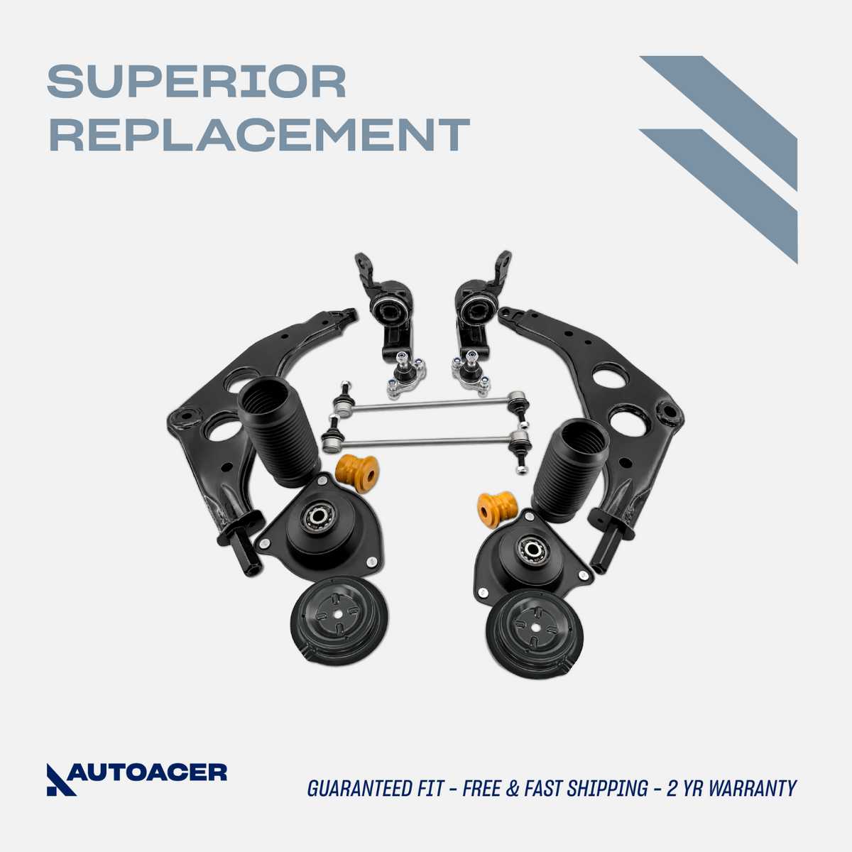 AUTOACER 16p Front Suspension Arms Mounts Links Ball Joints For MINI COOPER 01-8