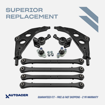 AUTOACER 10p Front Rear Control Arms Bushes Ball Joint Kit for MINI Cooper 01-08