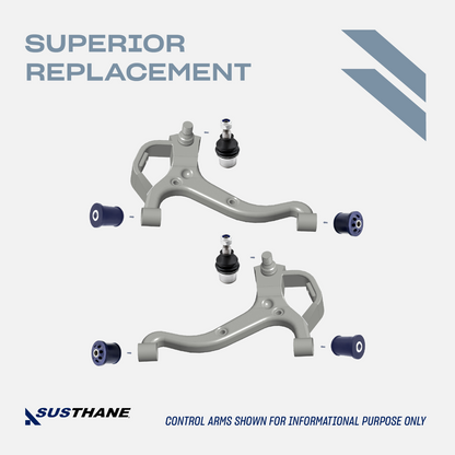 AUTOACER 14p Front Control Arm Sway Bar PU Bushes & Ball Joints For LR Discovery