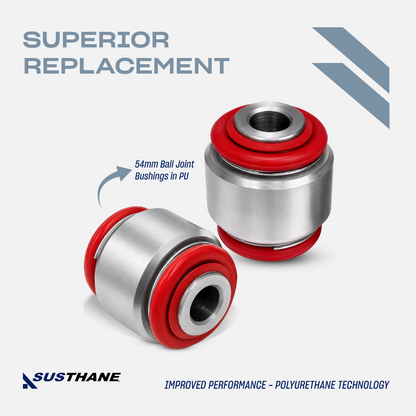 AUTOACER 2p Rear Axle Suspension Arm Poly Hyda Bushes for JAGUAR S-Type XK XF XJ