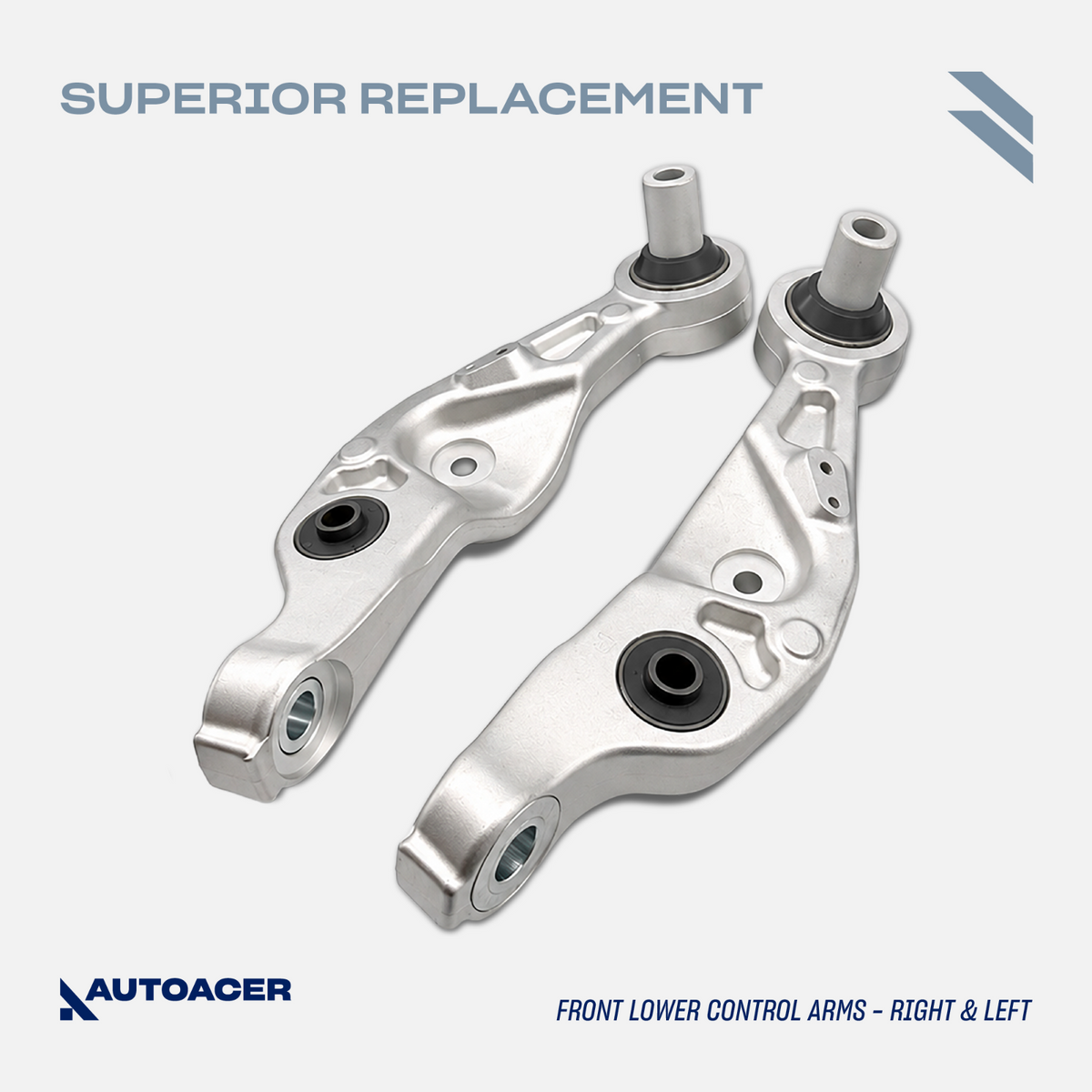 AUTOACER 6pc Front Suspension Arms Upper Lower w/Ball Joints For Lexus LS460 RWD